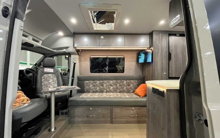 The seating in the Darwin