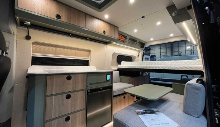 The kitchen in the Onyx