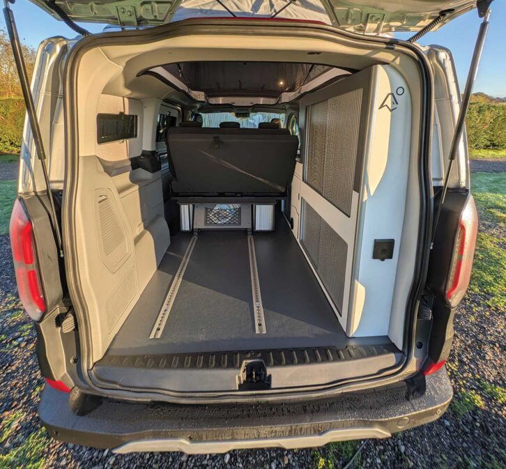 The Panama's boot space