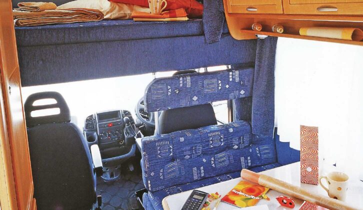 The additional transverse double-bed