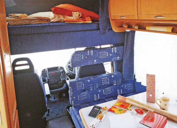 The additional transverse double-bed