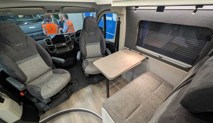 The lounge in the Ace 1200SLT