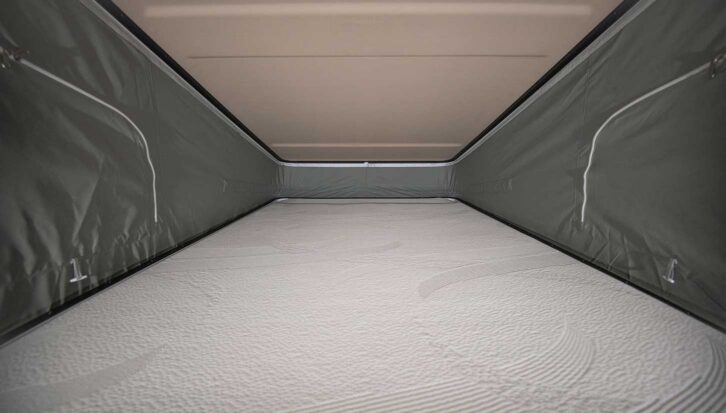 The P50's pop-top roof bed