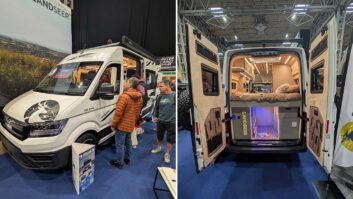 The Landseer Artemis (left) and looking through the barn doors (right)