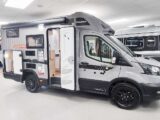 A coachbuilt motorhome