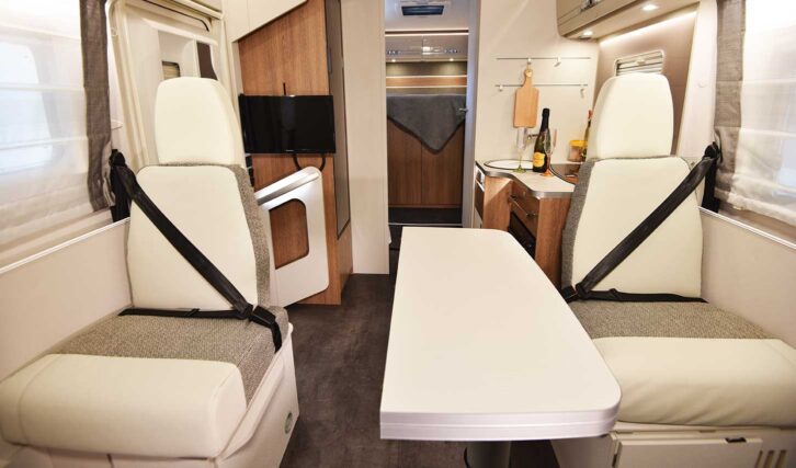 Fold-up travel seats