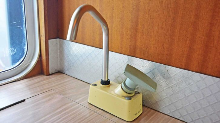 The sink in the Jennings