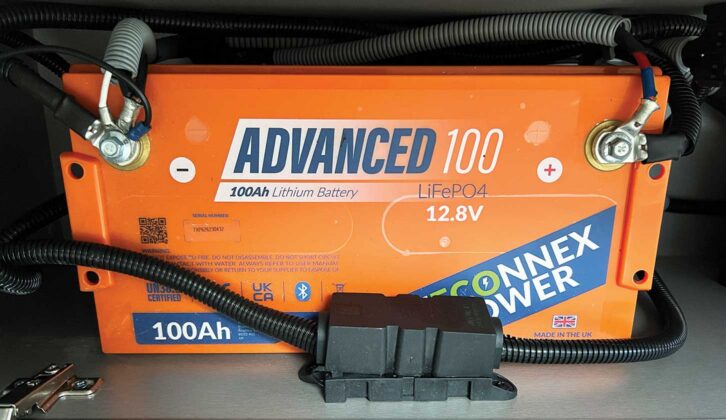 A 100Ah leisure battery