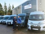 Tony Swarbrick, Auto-Sleepers’ business development manager, left, and Richard Morgan, managing director of Camper Ni.
