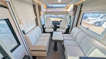 The lounge in the Kea Kompact 55