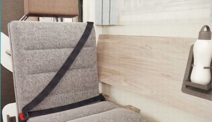 An Aguti foldaway travel seat