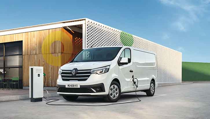 The Renault Trafic E-Tech