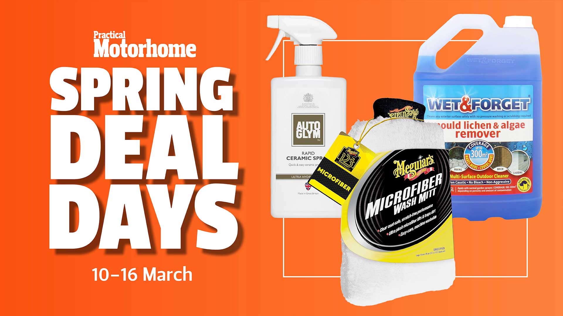 These are the seven products we’d recommend to help you spring clean your motorhome and they’re all in the Amazon spring sale