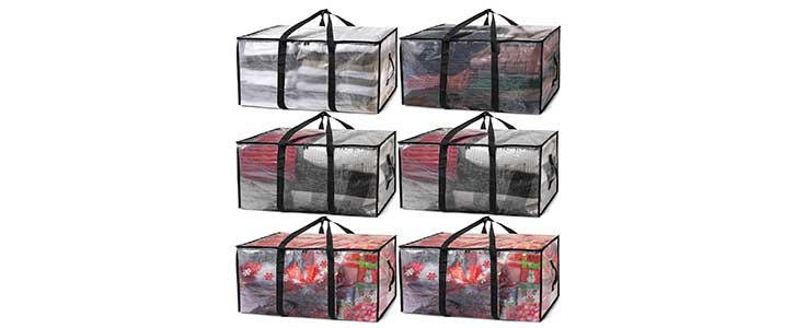 ClearSpace Large Moving Boxes Storage Bags 6 pack