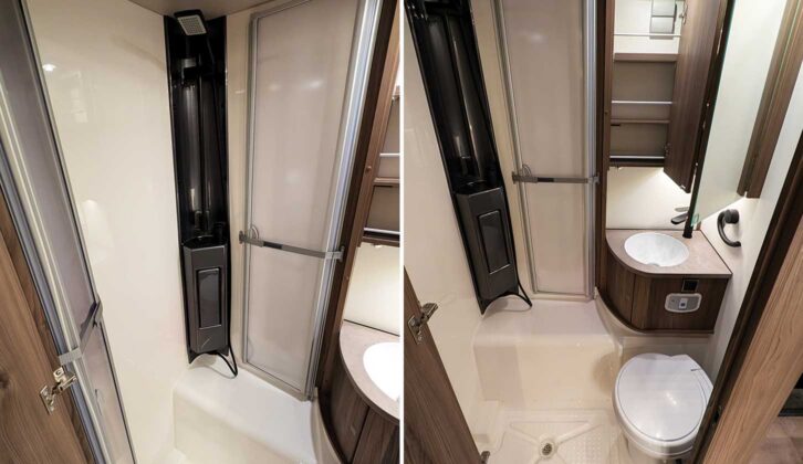 The washroom including a basin