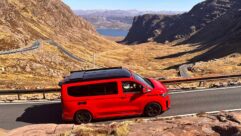 A Camperking campervan doing the NC500