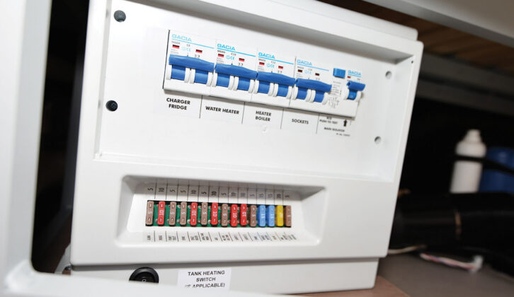 A fuse box