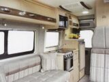 Looking towards the rear of a Symbol campervan