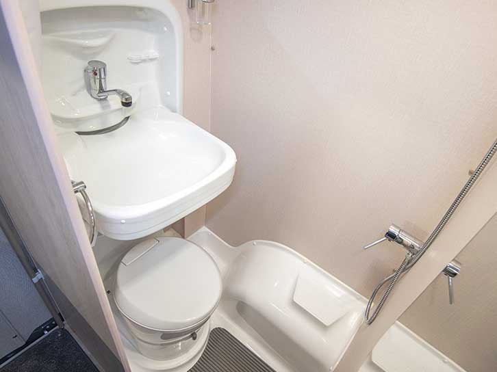 The washroom in the Symbol