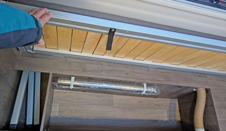 The underseat storage