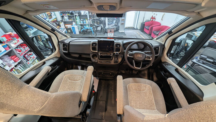 The Fiat cab