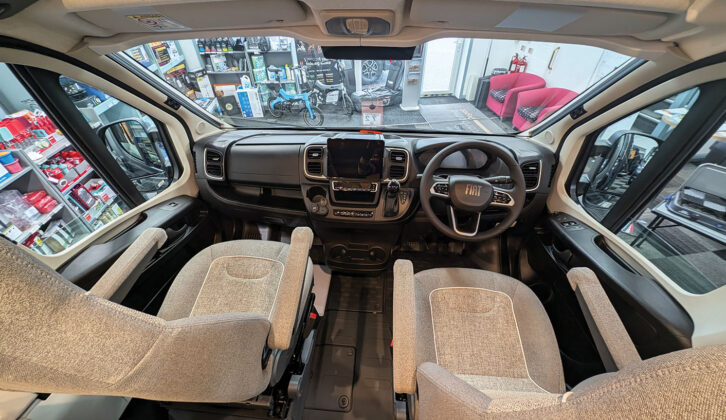 The Fiat cab