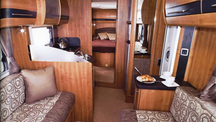 Looking towards the rear of a 2010 Comanche