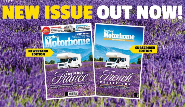 The latest issue of Practical Motorhome is now on sale