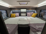 The fixed single beds in the 584