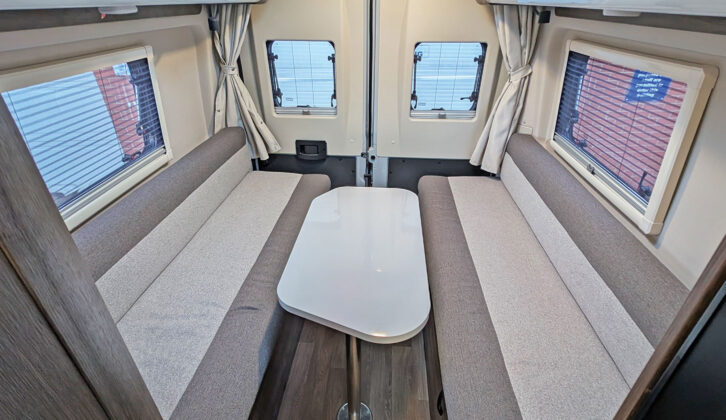 The rear lounge