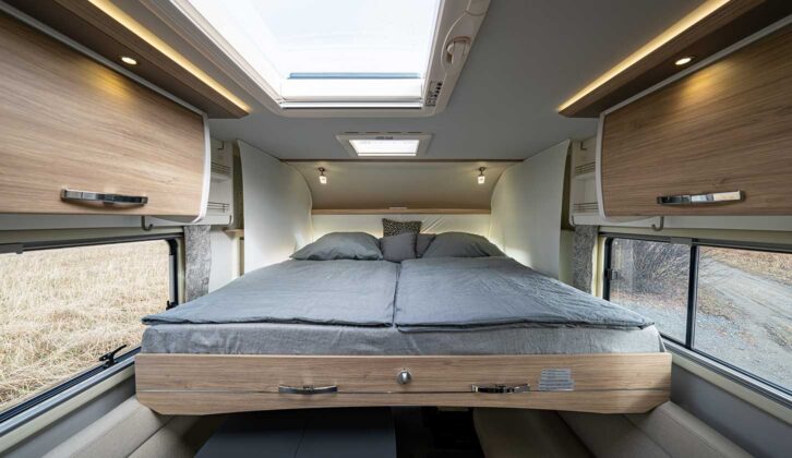 The beds in the Frankia F-Line 640 SD