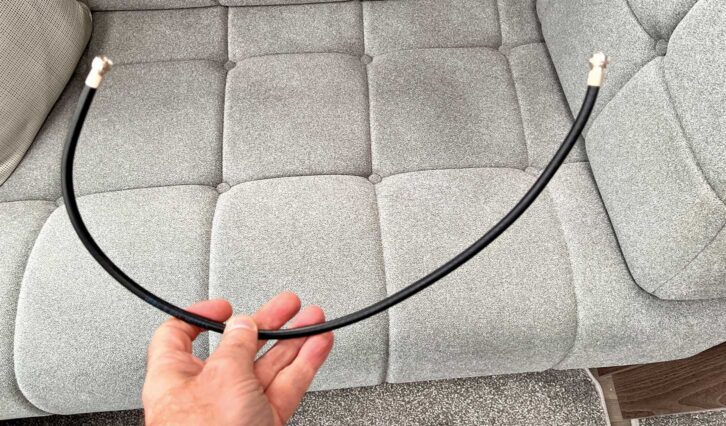 Making up a lead to connect to the filter