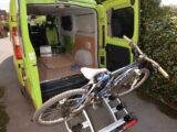 An Atera Strada DL on the back of a campervan