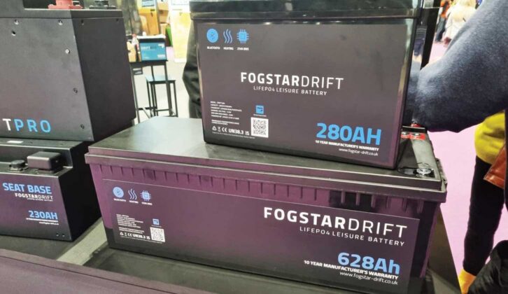 Two Fogstar drift lithium batteries