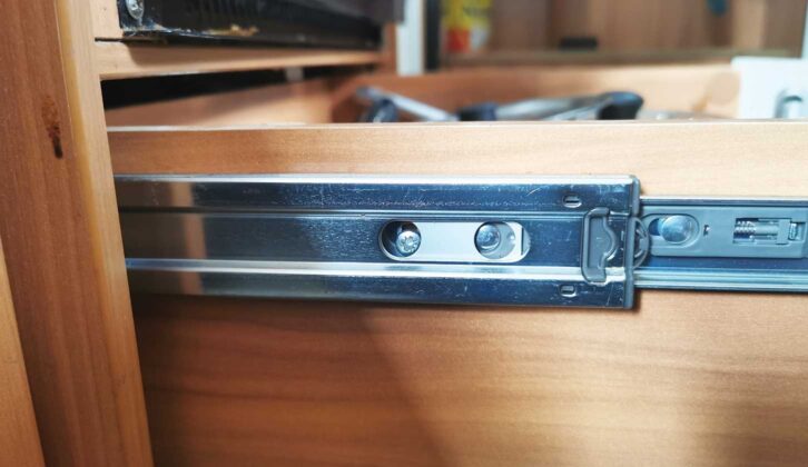 The drawer found beneath the cooker