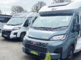 Burstner motorhomes on the Venture forecourt