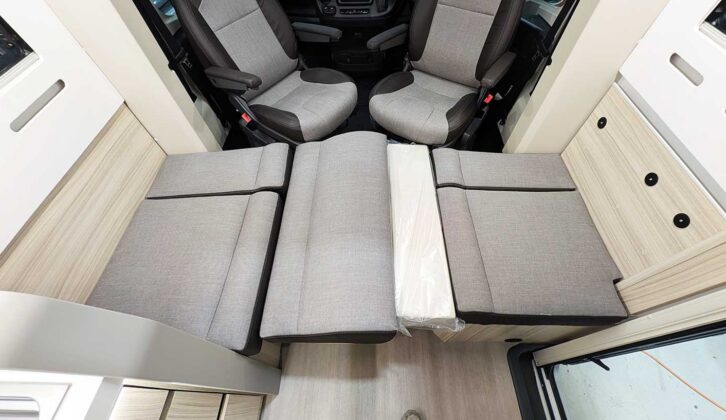 The third bed in the Compact Supreme DL in the lounge