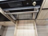 The drawer beneath the oven