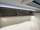 Lighting underneath the overhead lockers