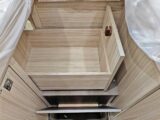 A drawer under the bed