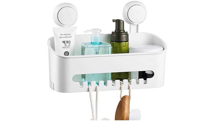Removable washroom shelves