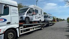 Auto-Sleeper 'vans being delivered to the dealer