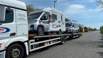 Auto-Sleeper 'vans being delivered to the dealer