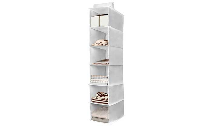 Hanging Wardrobe Storage Shelves