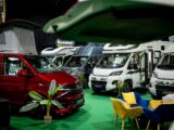 Motorhomes and campervans at a previous Scottish Motorhome, Caravan & Holiday Home Show