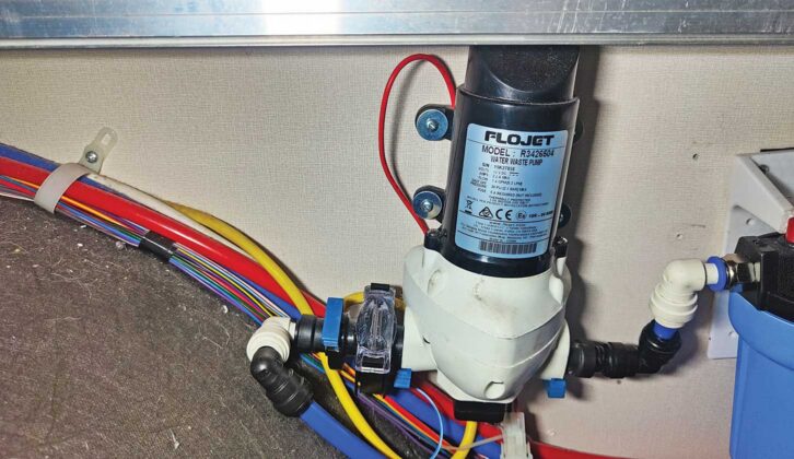 A diaphragm pump
