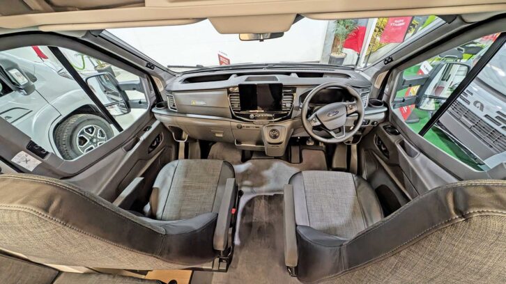 The Ford Transit cab