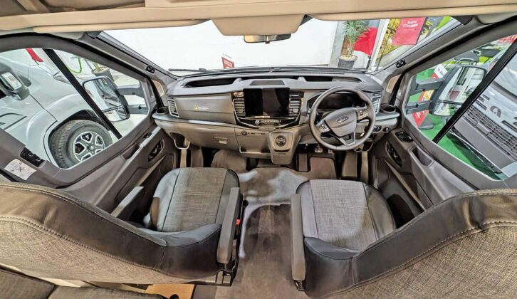 The Ford Transit cab