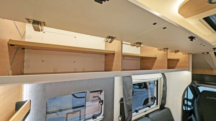 The overhead lockers