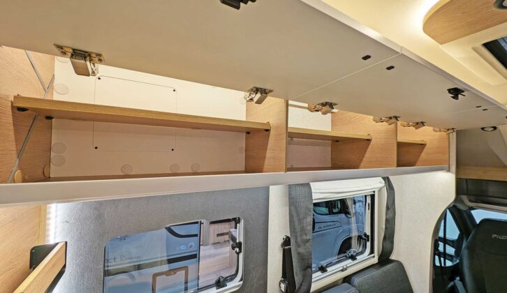 The overhead lockers